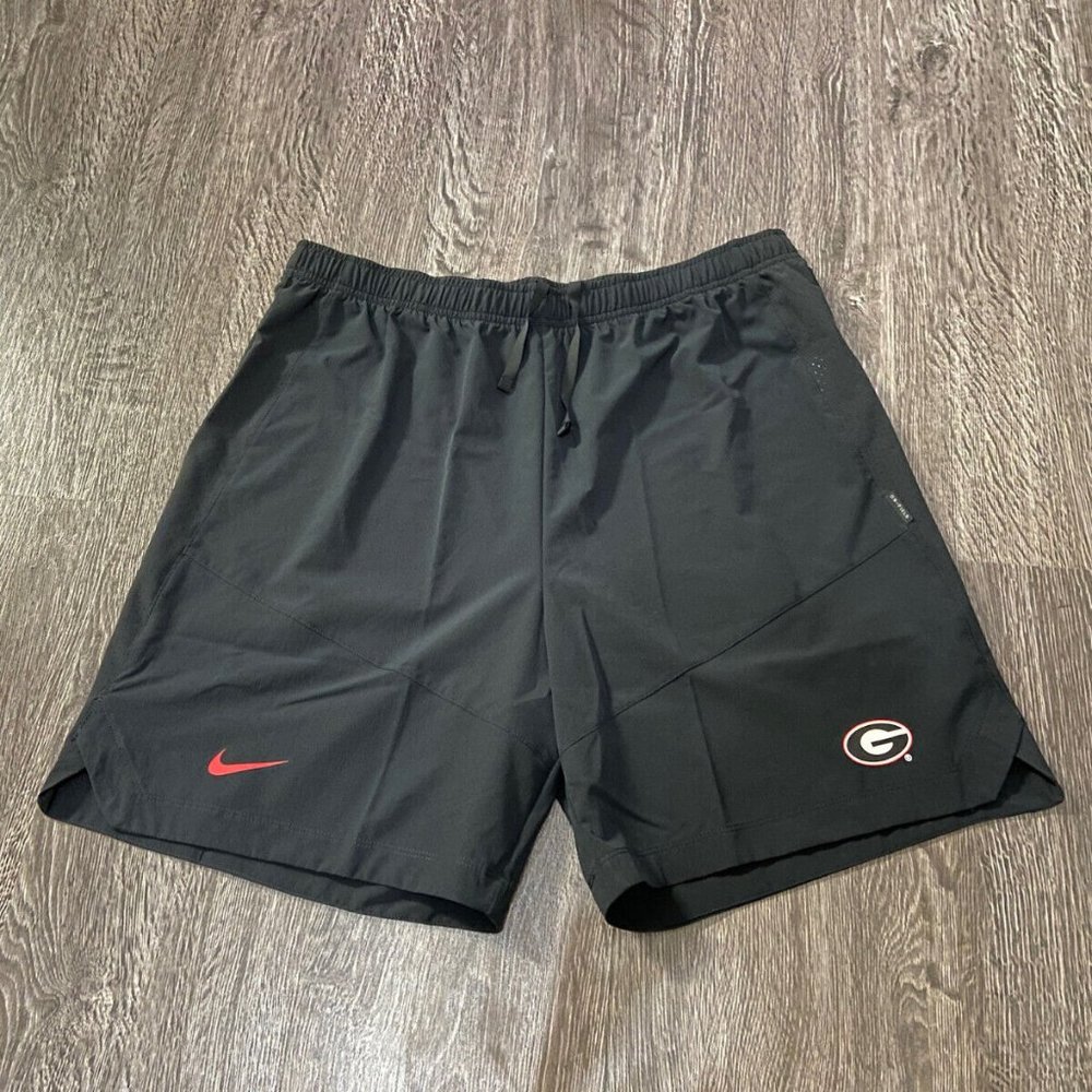 Nike UGA Georgia Bulldogs Football Team Issue Player On-Field Shorts Mens L NEW